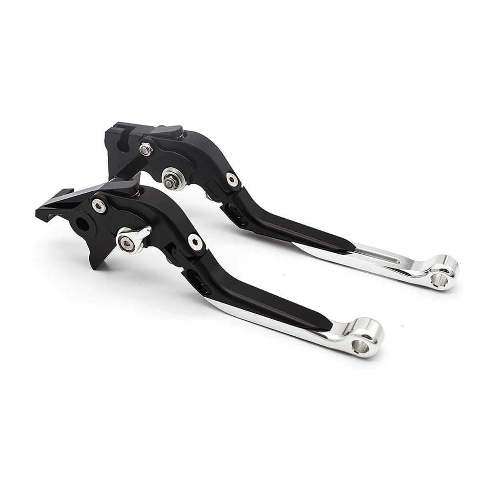 Xgdsetsrg Black Sliver Cnc Motorcycle Aluminum Adjustable Folding Extendable Brake Clutch Lever Handles For Zongshen Rx3 Accessories