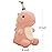 VHYHCY Stuffed Animal Plush Toys, Cute Dinosaur Toy, Soft Dino Plushies for Kids Plush Doll Gifts for Boys Girls (Pink, 9 Inch)