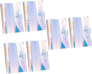 6 Peças Pastas Coloridas De Plástico Pasta De Arquivo De Plástico Pastas De Papel Fichário Protetores De Página Arquivo Fichário Organizador Fichário Suporte De Papel Fichário De