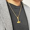 Nordic Viking Celtic Thor Hammer Necklace Amulet Luck Mjolnir Scandinavian Rune Necklaces Men Chain Jewelry Gift, Stainless Steel, No Gemstone #1