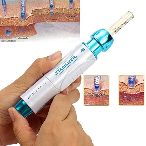 QiQiBaby 20 pcs Syringe Tube needle free Nozzle For Noninvasive Nebulizer Hygeian Injection Pen Hyaluron acid VC Injector Independent Packaging(Machine excluded)