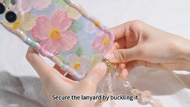 LEEU DESIGN 25c Wrist Phone Lanyard Anti-Lost Polyester Phones Char Strap With Tether Tab - Khaki