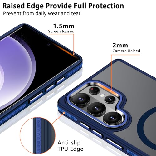 Image of MALEWOLF Magnetic Case for Samsung Galaxy S26 Ultra, Color Hybrid Cover