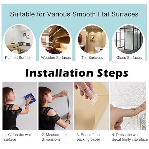 Paneles de pared impermeables de espuma adhesiva para cocina 7