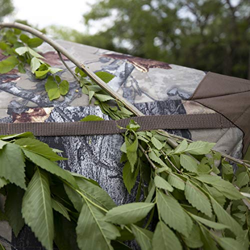 Barronett Blinds Barronett BL550BW Blockout 5 Ground Hunting Blind, 4 Person Pop Up Portable, Backwoods Camo, Bloodtrail Backwoods Camo (BO550BW) - Thumbnail 3