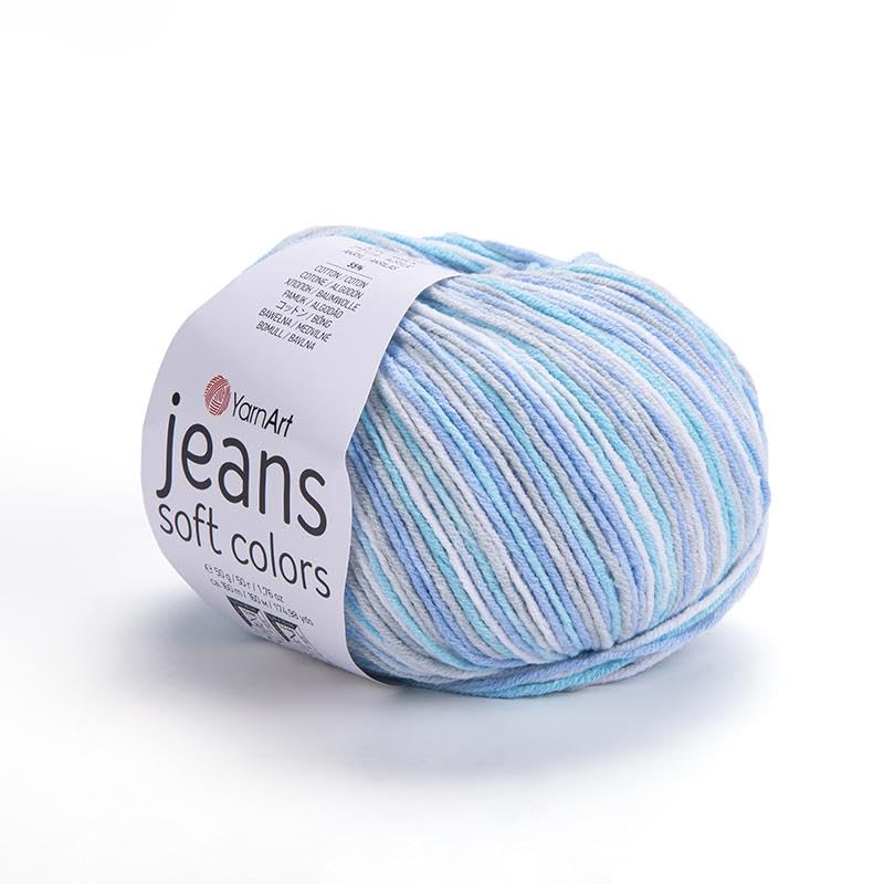 YarnArt El Örgü İpi JEANS SOFT COLORS, 6203, 10x50 gr