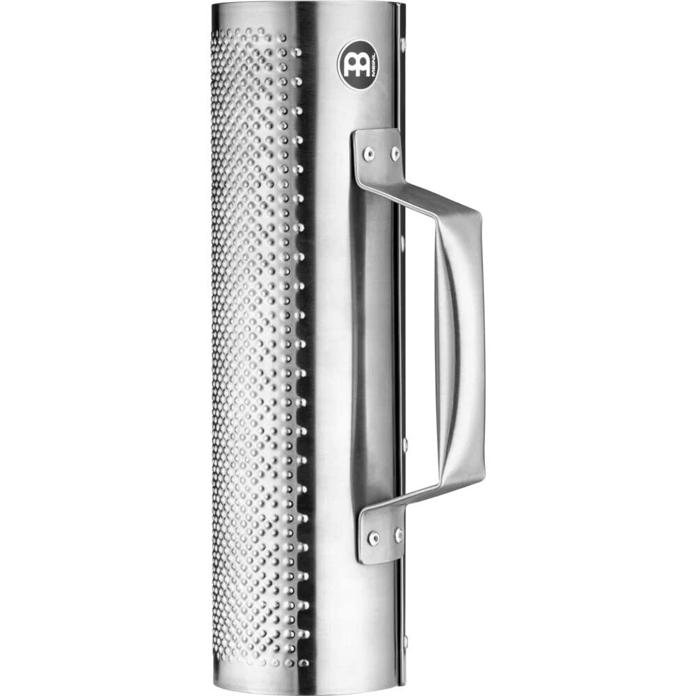 MEINL Percussion Güira small – Acier brossé + racleur ABS