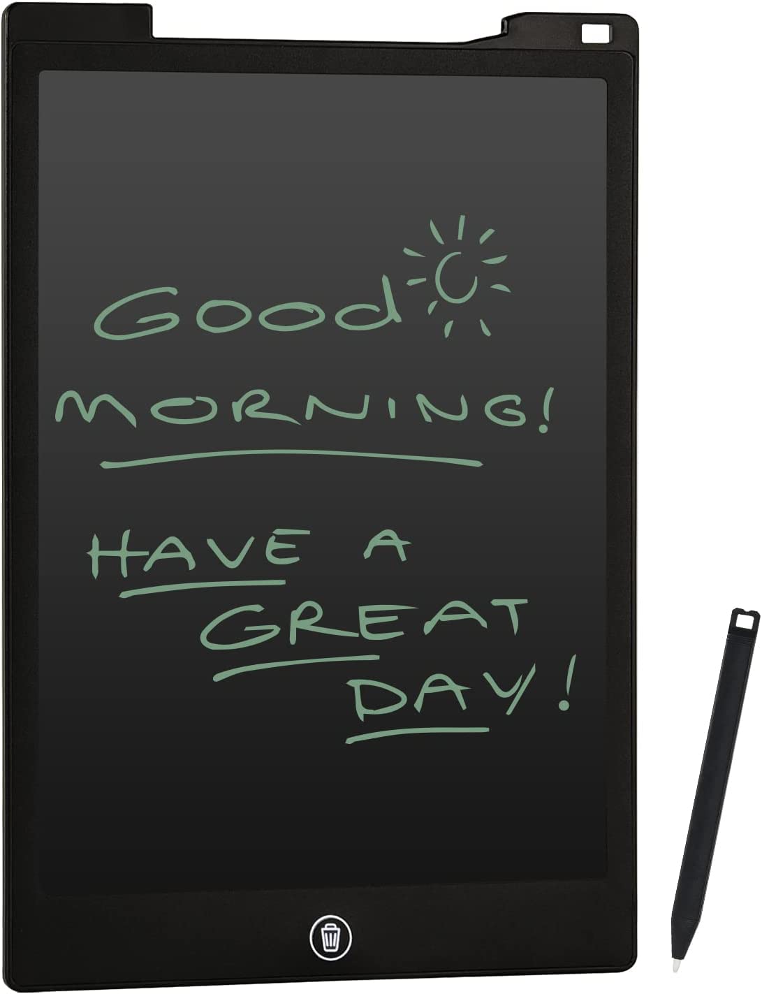 12 inch LCD Writing Tablet for Kids Adults, Drawing Tablet Erasable Drawing Pad Magnetic Drawing Board with Lock Key, Doodle Board for Toddlers, Electronic Notepad Office Gifts Kids Toys Gifts (Black)