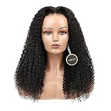CAITLYN WEAR GO Glueless Wig Kincky Curly HD Lace Front Wigs Human Hair Pre Plucked Wigs for Black Women Glueless Wigs Human Hair Pre Plucked Pre Cut No Glue 4X6 Lace Closure Wigs Human Hair 28 Inch