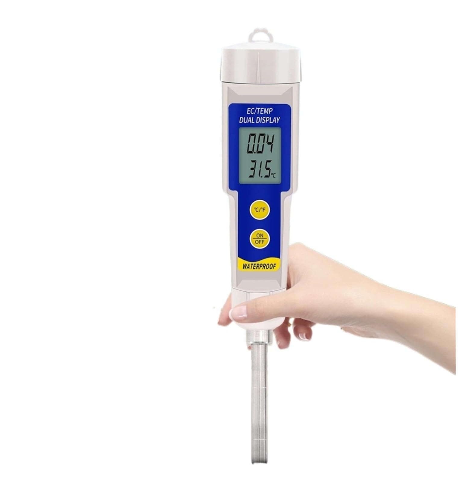 Tester podłogowy 2 w 1, wodoszczelny, uniwersalny miernik podłogi, miernik EC-ppm CF; tester przewodności