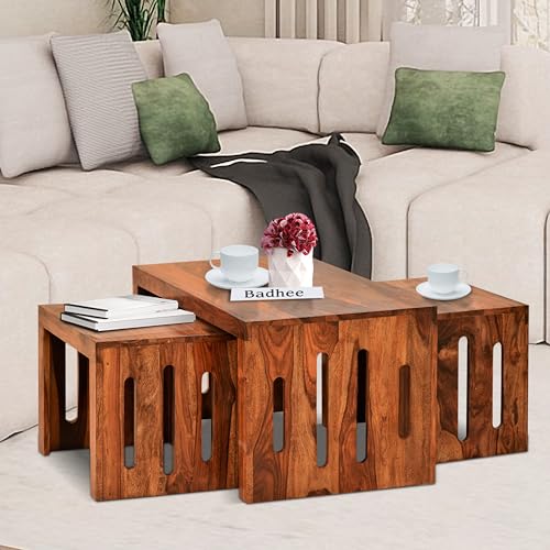 Image of Sheesham Wood Coffee Table (4)