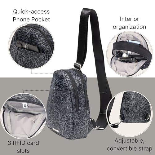 Image of Baggallini Double Zip Mini Sling