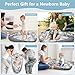 Baby Lounger for Newborn - Portable Infant Seat with Breathable Cover, Adjustable Cotton Lounger for Floor Play & Travel | Newborn Essentials Gift 0-24M