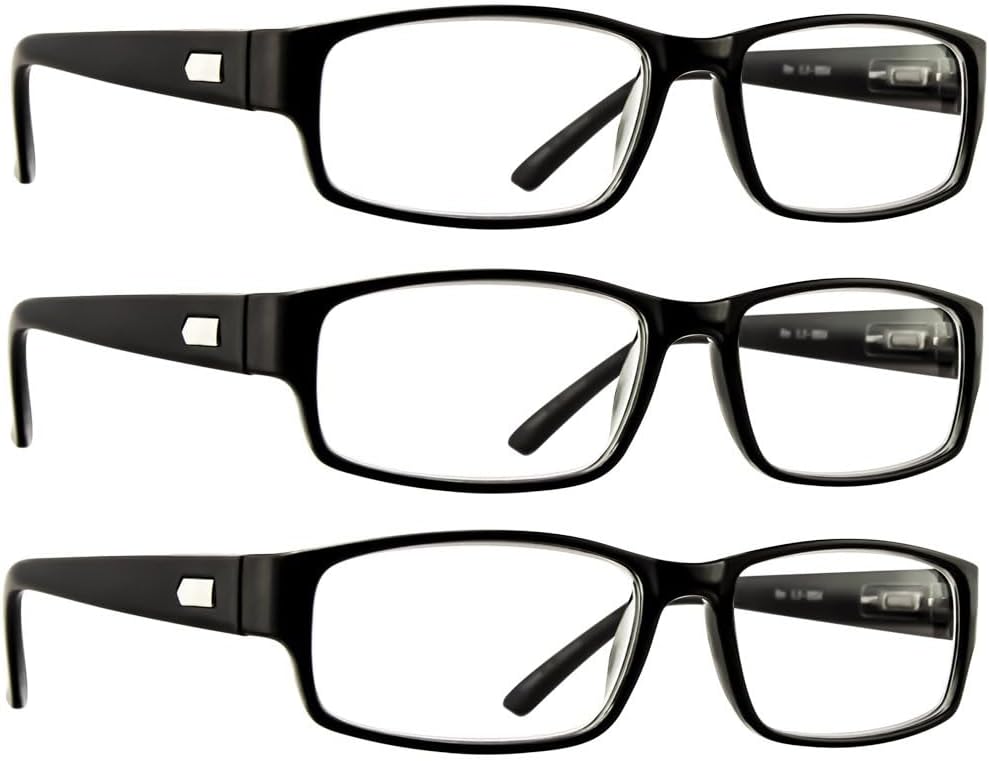 9504H Reading Glasses for Men & Women 1 or 3 Pk