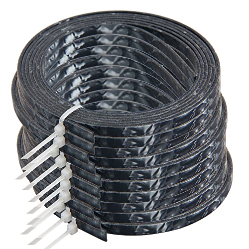 10pcs Black Pearl Celluloid Guitar Binding Puling Strip 5 Feet 4mmx1.5mm