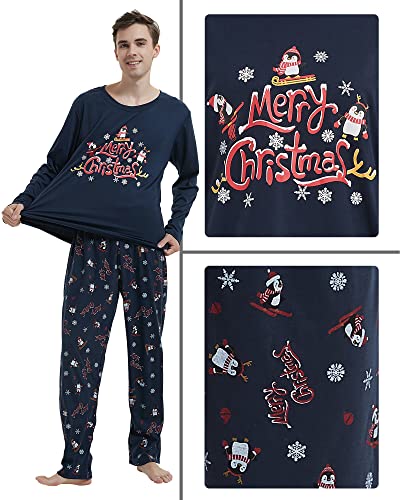 Family Matching Pajama Sets Cute Polar Bear Sleepwear Christmas Clothes Nighty4