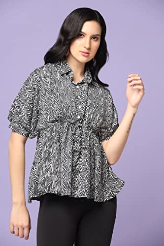 Image of Leriya Fashion Women Rayon T Shirt | Casual Loose Fit | Oversized T Shirt