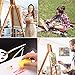 18Pack Oil Paint Brushes Sets Professional Artist Acrylic Brush Kits for Canvas Painting Ceramic - 15 Sizes Brush 1 Standing Organizer 1 Mixing Knife 1 Watercolor Sponge Gray