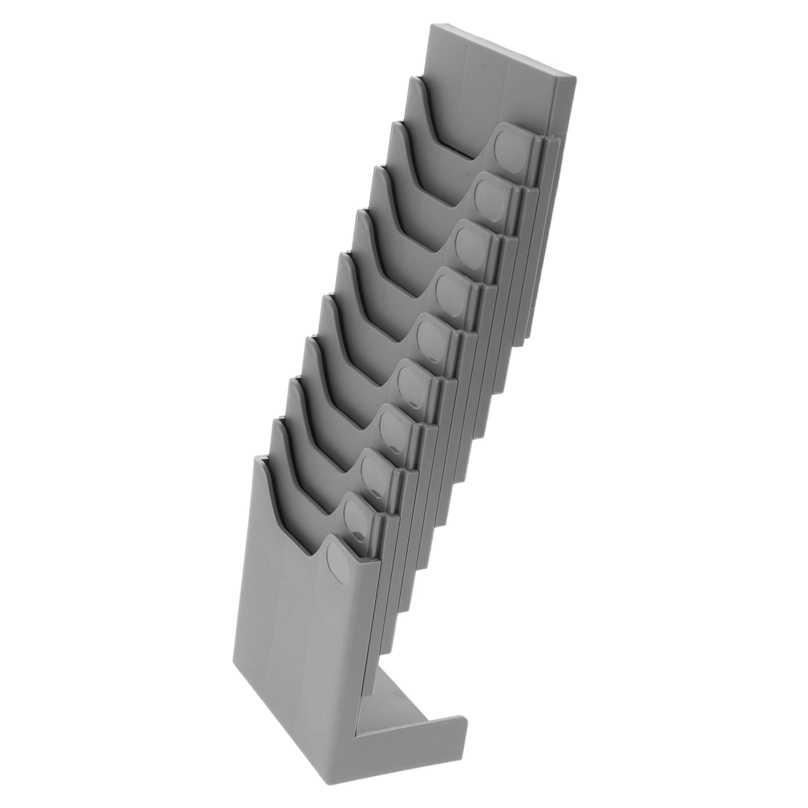 Tofficu 2piezas Soporte De Tarjetas Retráctil Para y Almacén Organizador De Tarjetas De Asistencia y Rack De Escritorio Compartimentos Diseño y
