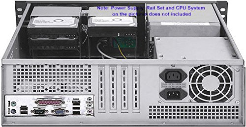 Plinkusa Rackbuy 3U(Fan Lcd)(3X5.25+7X3.5 Hd)(Atx/Micro-Atx/Mini Itx)(14.96" Deep) Rackmount Chassis(No Power Supply,No Rail,No System And Case Only) Ipc-G3370S #TOP2