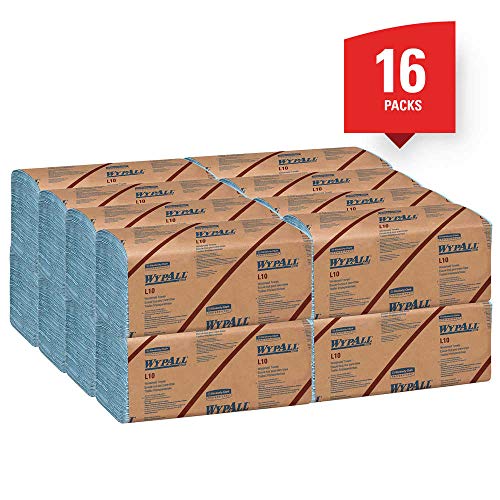 WYPALL 05123 L10 Banded Windshield Towels, 1-ply Paper, Blue, 9.1 x 10.25 in. (224 Towels/Pack, 10 Packs/case) image 5