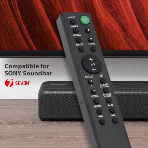Image of 7SEVEN RMT-AH200U Compatible with Wireless 2.1 Sound Bar Remote Control and Suitable for HT-CT390 HT-RT3 HT-RT4 HT-RT40 Model's - Match Remote Control with Original for Optimal Compatibility