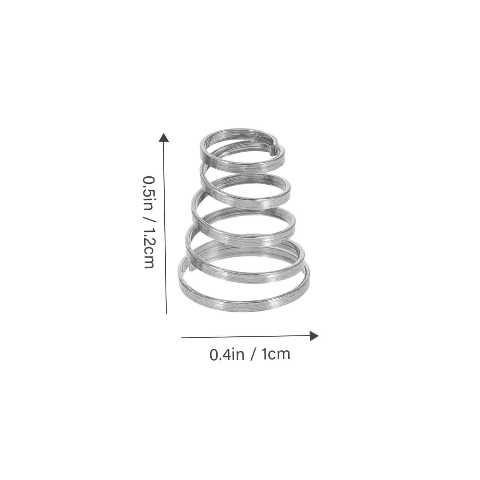 Mipcase 30pcs Bicycle Wheel Spring Set Quick Release Lever Spring Stainless Steel for Trainer Machine