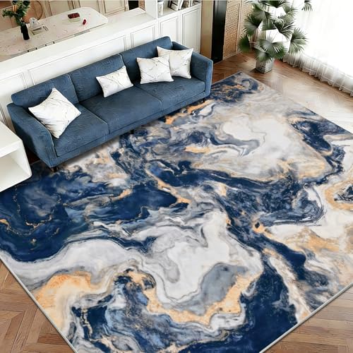 Yinhua 8x10 Area Rugs for Living Room, Washable Large Bedroom Rug Non Slip