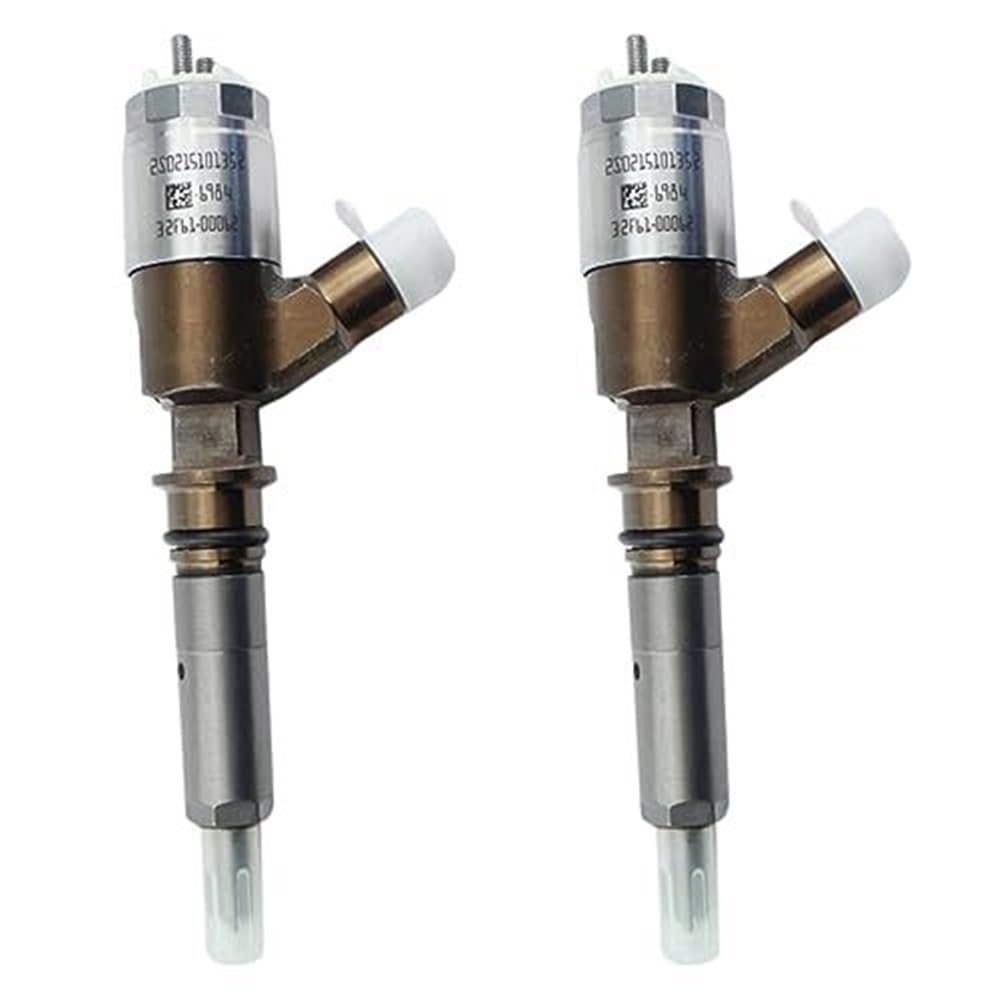 car Fuel Injector 2× Common Rail Injector for Car Engine for 320D 32F61-00062 326-4700 3264700
