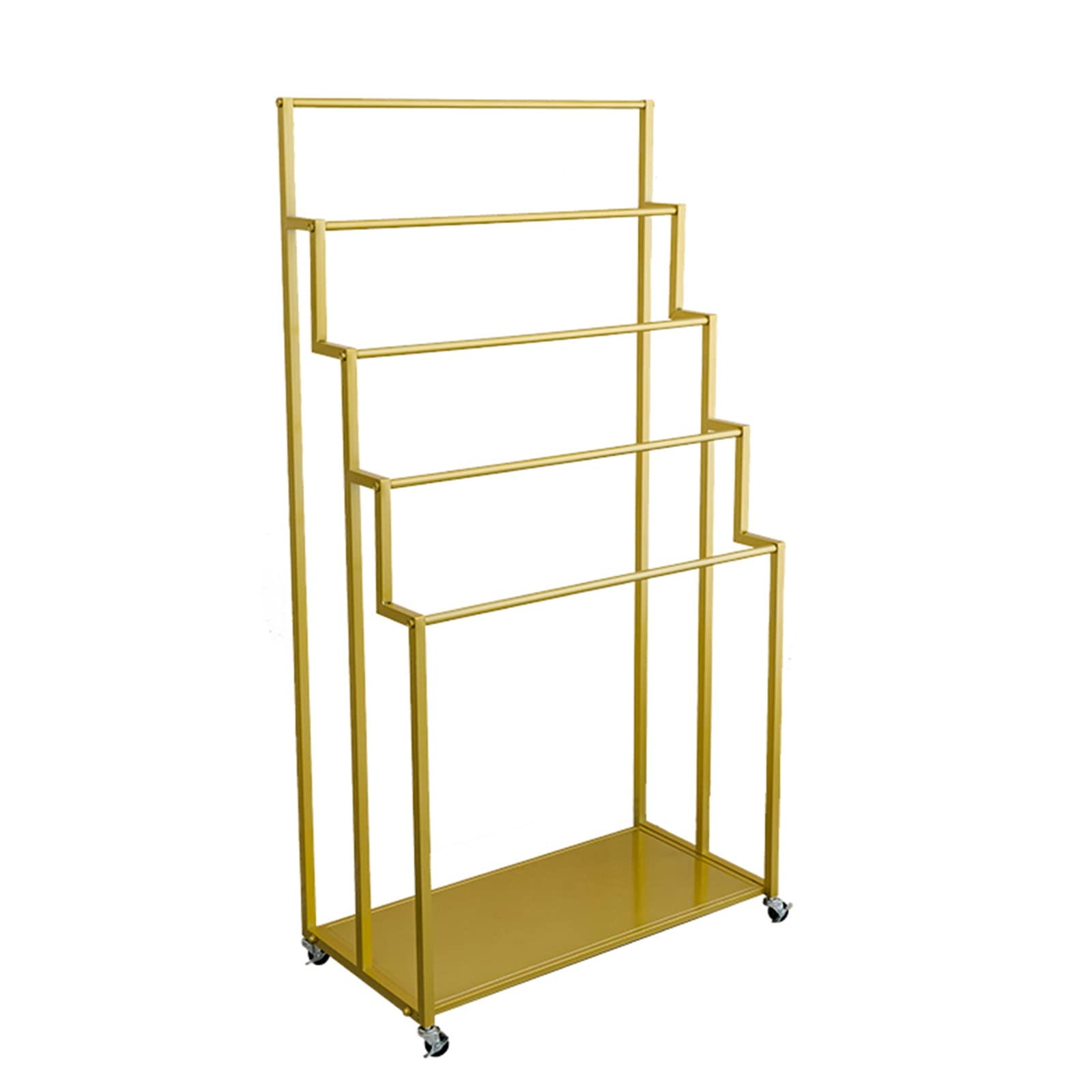 Jkjzsalj #2 5-Tier Display Stand For Retail Stores,Organizes Scarves,Blankets,Towels With Floor Standing Rack,-80X40x150cm