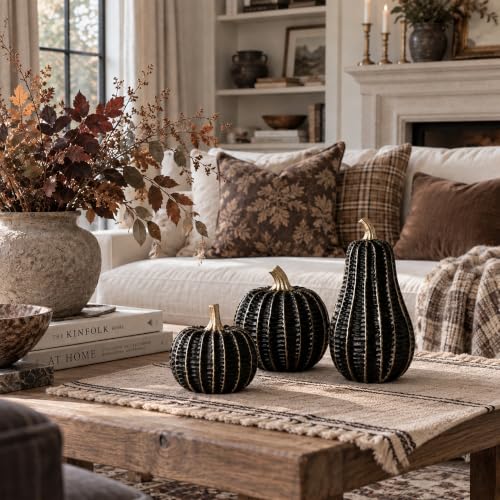 Resin Pumpkin Decorations --3 Pcs - image 6