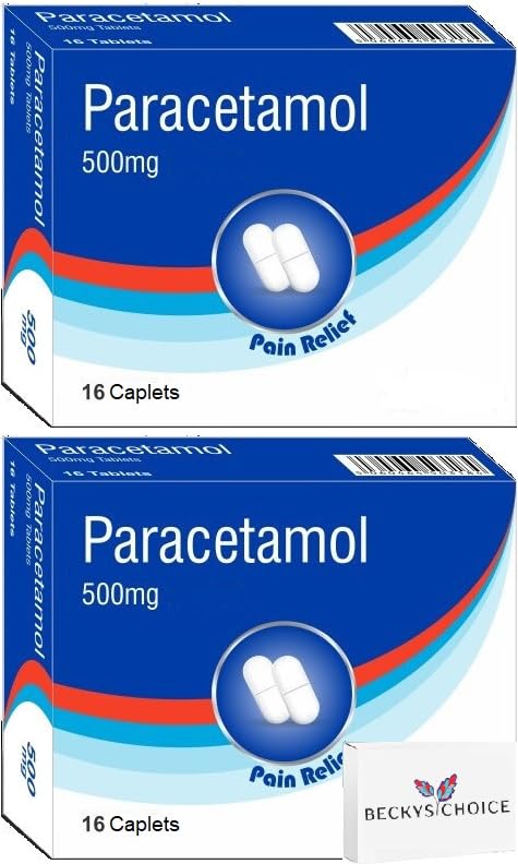 32 x Highly Effective Pain Relief Caplets (2 Packs - 16 Caplets Each)