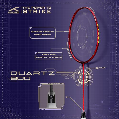 Image of Quartz 800 - Dark RED (UNSTRUNG)