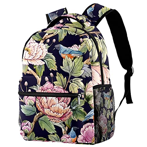 Sac à dos d'école vintage et multicolore pour homme et femme au quotidien