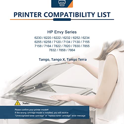 Ankink 64Xl Black Color Combo Replacement For Hp 64 Xl Ink Cartridge Hp64 Envy Inspire 7955E 7958E Envy Photo 7855 7155 6255 7164 7830 7858 7800 6232 7120 Tango Ink Printer (Tricolor Black) 2 Pack #TOP1