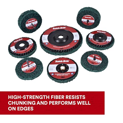 Scotch-BriteTM Clean and Strip XT Pro Extra Cut Disc, T27, 10,2 x 2,2 cm, A XCS, 10 Stück pro Packung