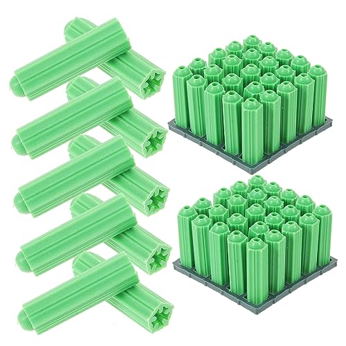 DIYEAH 100pièces Ancrages Muraux Pour Cloisons Sèches Vis Autotaraudeuses Boulons Expansion Muraux Ancrages Pour Plaques De Plâtre Robustes Et