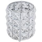 Bonito regalo: la taza de cepillo cosmético es muy adecuada para la colección familiar, la exhibición de la tienda o el uso personal. Se puede utilizar como regalo para otros en cumpleaños, aniversarios, San Valentín, Navidad y otros días festivos.