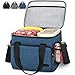 Lubardy 30L Bolsa Isotermica Nevera Portatil Bolsa Termica Porta Alimentos Bolsa Nevera Gran Capacidad para Camping Comida Playa Almuerzo Picnic Azul