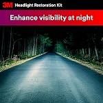 3M Headlight Lens Restoration Kit, Medium Duty 2-Pack, No Tools Required, Restores Cloudy Yellowed Plastic Lenses, Includes Sanding Discs, Rubbing Compound & Foam Pads - Image 6