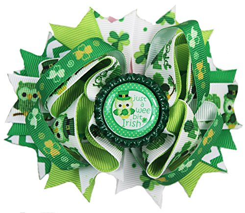 St. Patrick's Day Hair Bow "Lovely Leprechaun" (Wee Bit Irish)