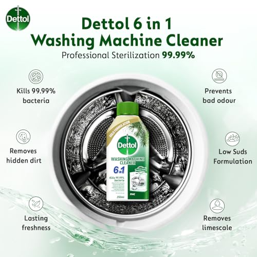 Image of Dettol Washing Machine Cleaner 250ml Pine