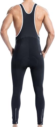 Miniatura 2 de Santic Mens Cycling Bib Pants with padded Winter Bibs Tights