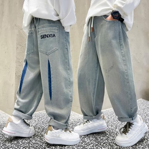 Stylish Boys Sport Pants Durable Straight Leg Design Comfortable Elastic Waist Perfect for Everyday Activities3