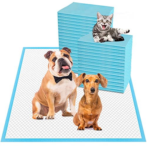 Image of Bulubaky 6 Layers Leak-Proof Super Absorbent Puppy Pads Pee Pads for Dogs, XXL Extra Large Thicken Polymer Quick Dry Wee Wee Pads, Disposable Pet Training Pads for Dogs Cats Rabbit Parrots