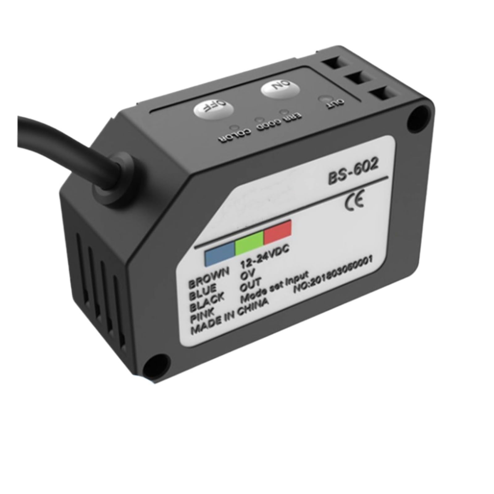 Capteur de commutation photoélectrique BS602 PNP pour automatisme