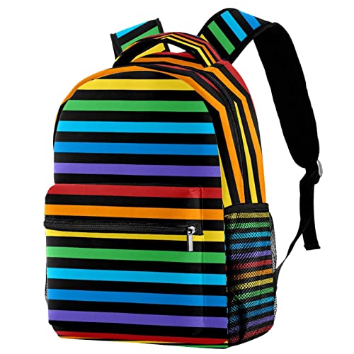 Sac à dos motif tortue de mer coloré taille M avec porte-bouteille
