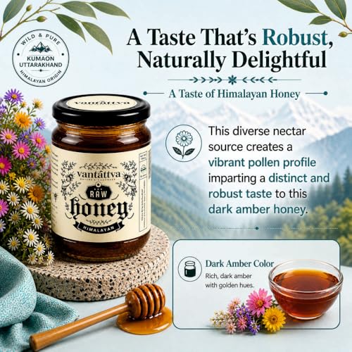 Image of VANTATTVA-NATURE'S GOODNESS... 1.4 KG Wild forest Organic Raw Honey | NMR tested