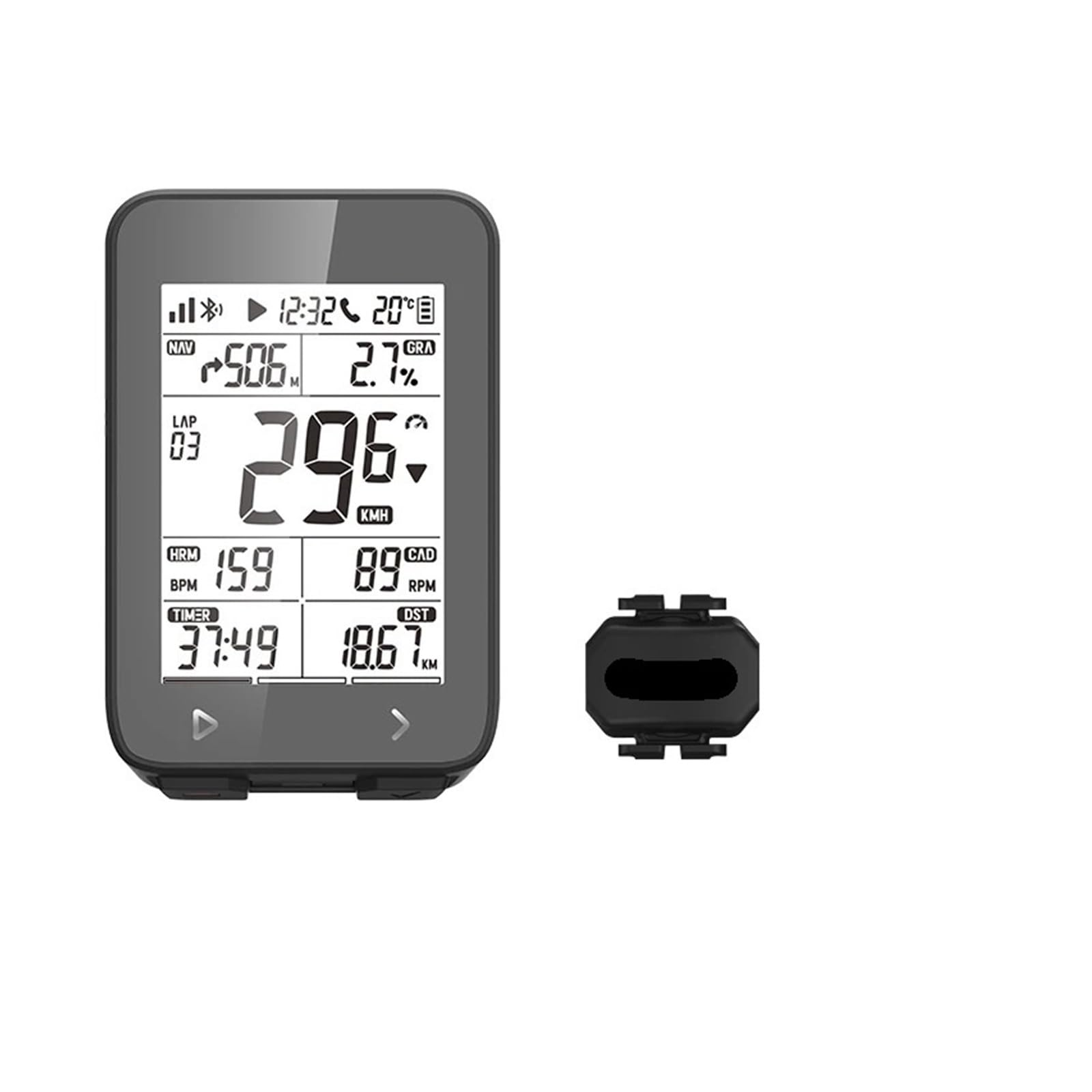 Bike Computer, Compatible with IGPSPORT, IGS320 Type-C Blu5.0 ANT+