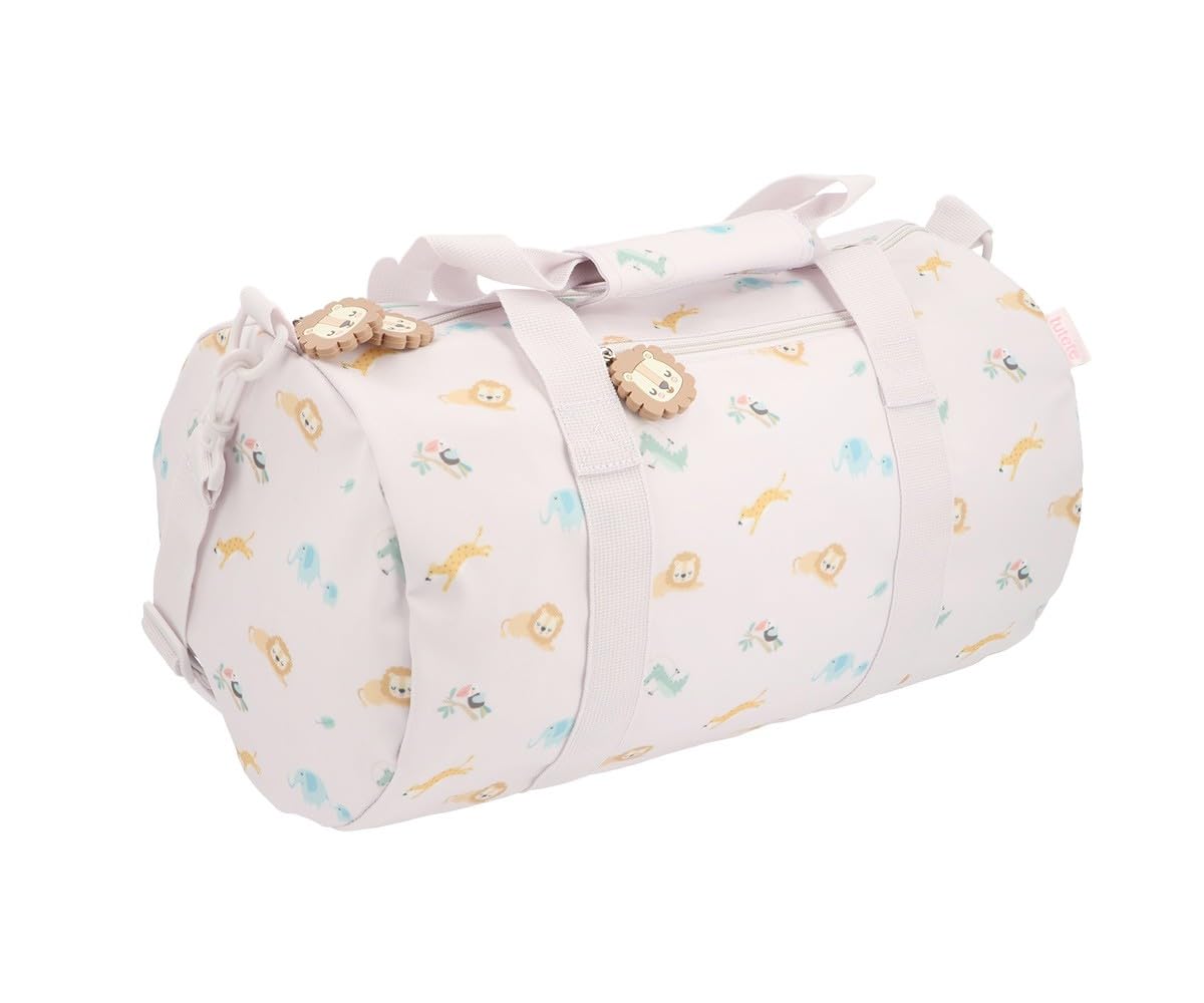 Tutete Bolsa de Deporte Infantil | Bolsa con bandolera ajustable y bolsillo con cremallera | Ligera y lavable | Ideal para deporte y actividades extraescolares | savannah